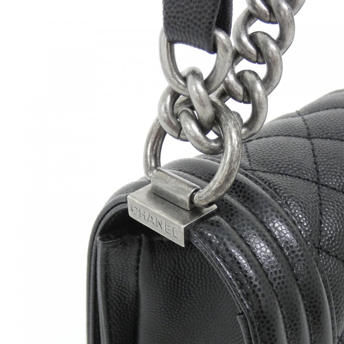 Chanel Boy Chanel Caviar Skin Shoulder Bag