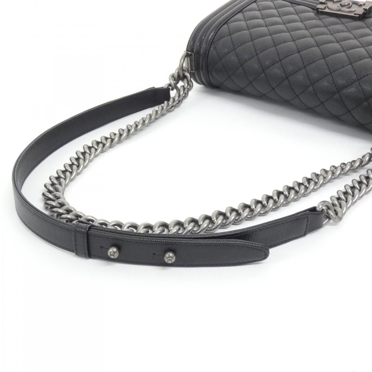 Chanel Boy Chanel Caviar Skin Shoulder Bag