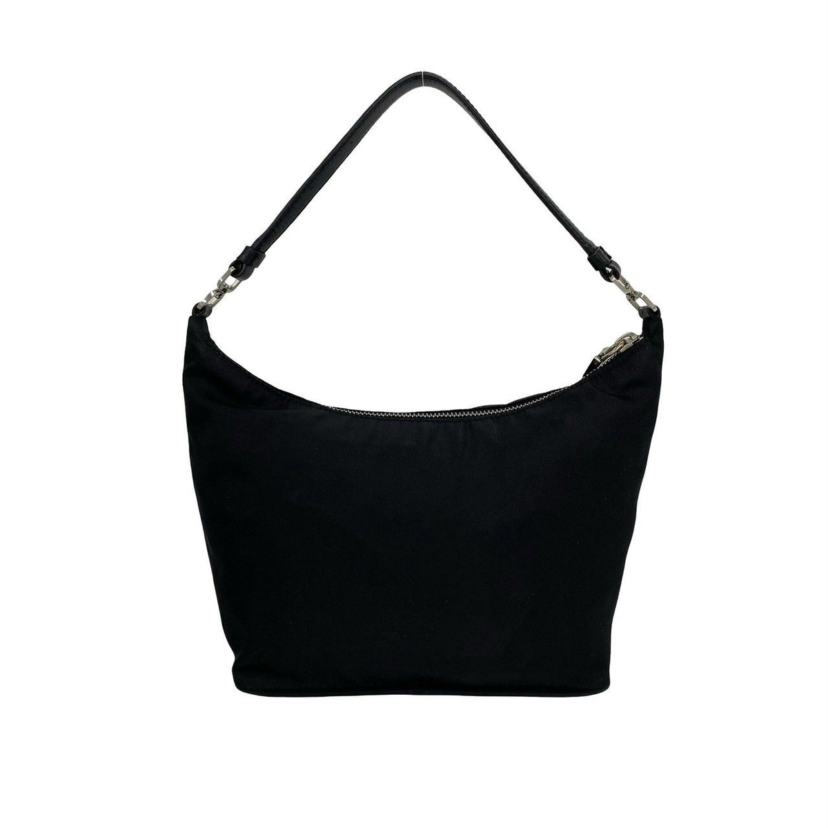 Prada Nylon Leather Handbag