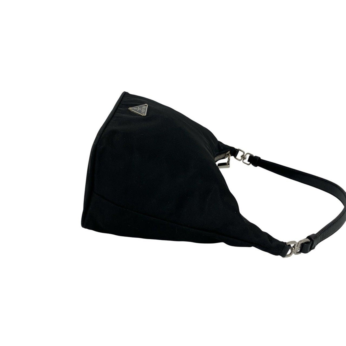 Prada Nylon Leather Handbag
