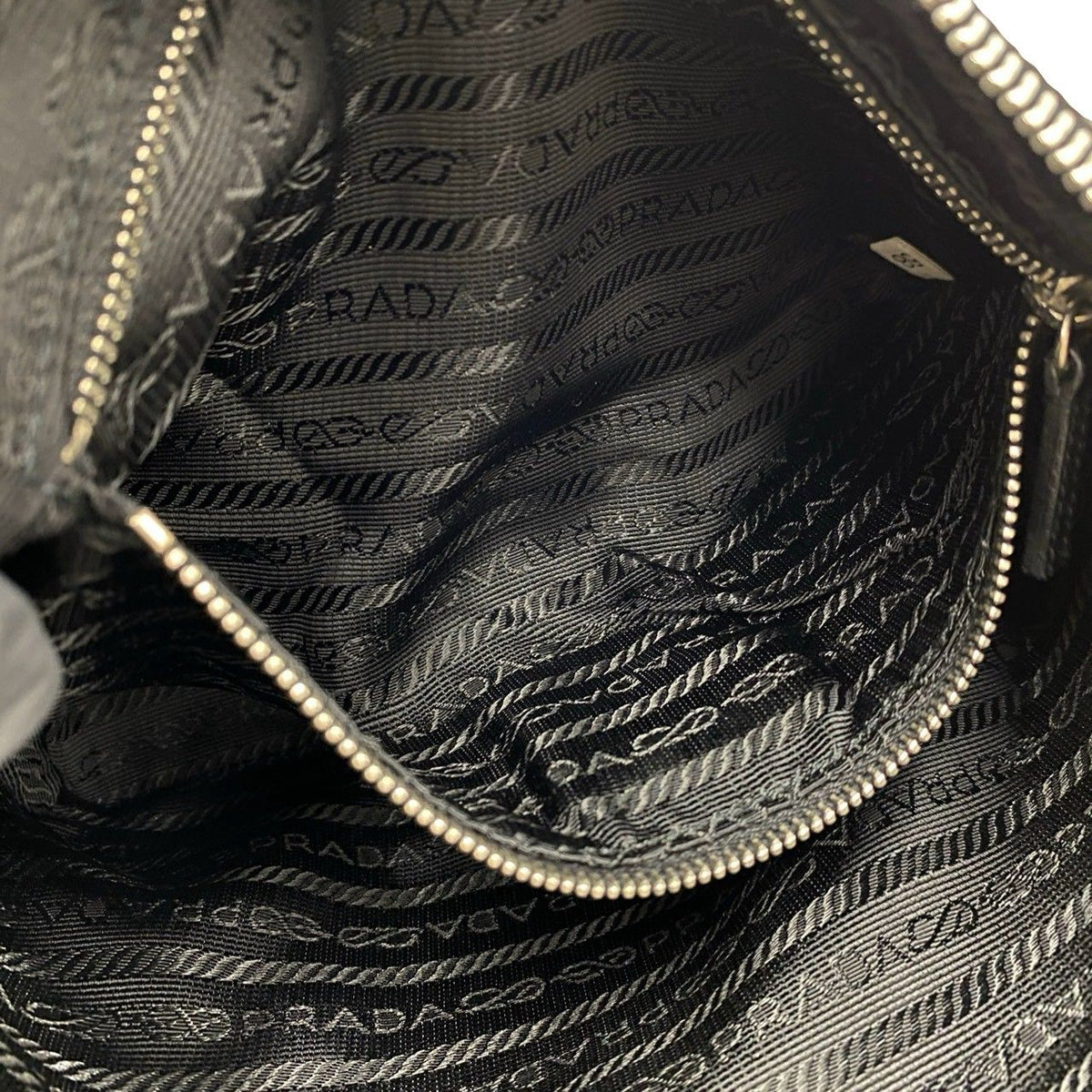 Prada Nylon Leather Handbag