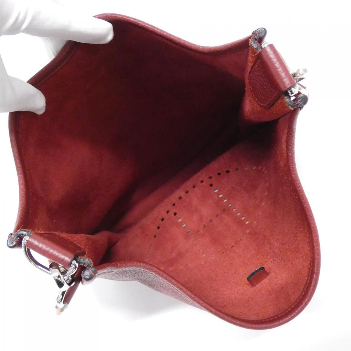 Hermes Evelyne3 GM Clemence Shoulder Bag