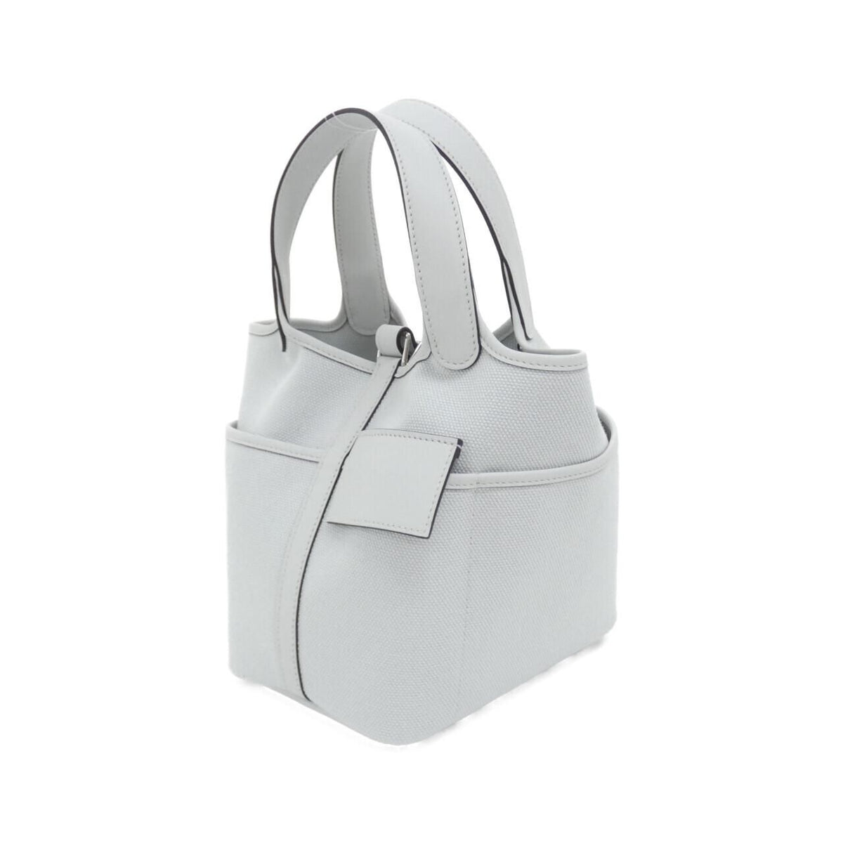 Hermes Picotin Lock Pocket PM Toile Goeland Swift Bag