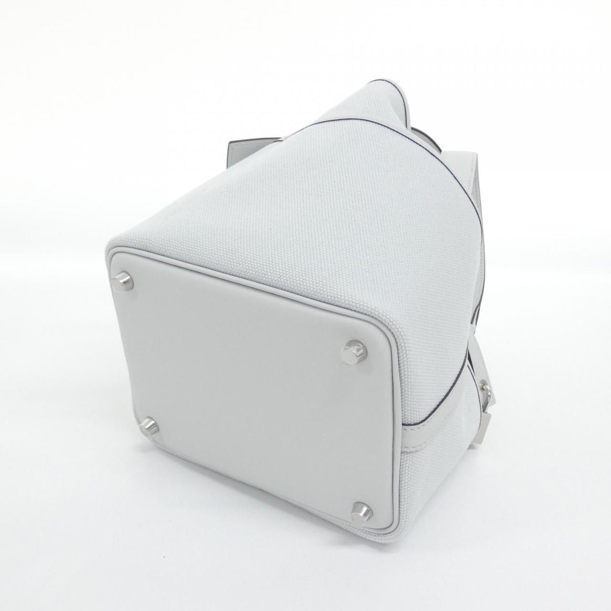 Hermes Picotin Lock Pocket PM Toile Goeland Swift Bag