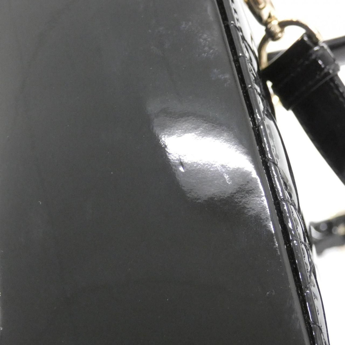 Christian Dior Lady Dior Patent Leather Bag