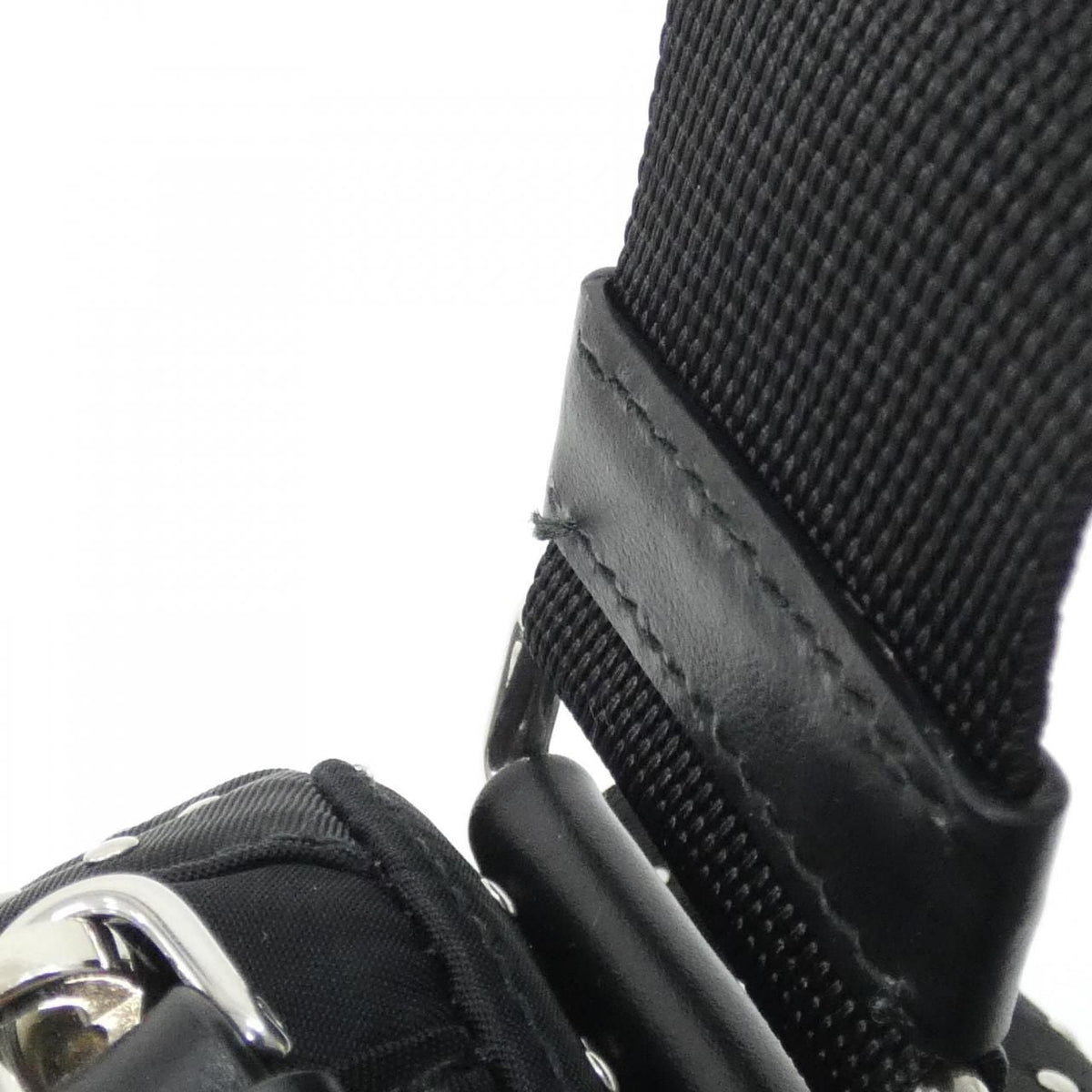 Prada Vela Borchie Shoulder Bag