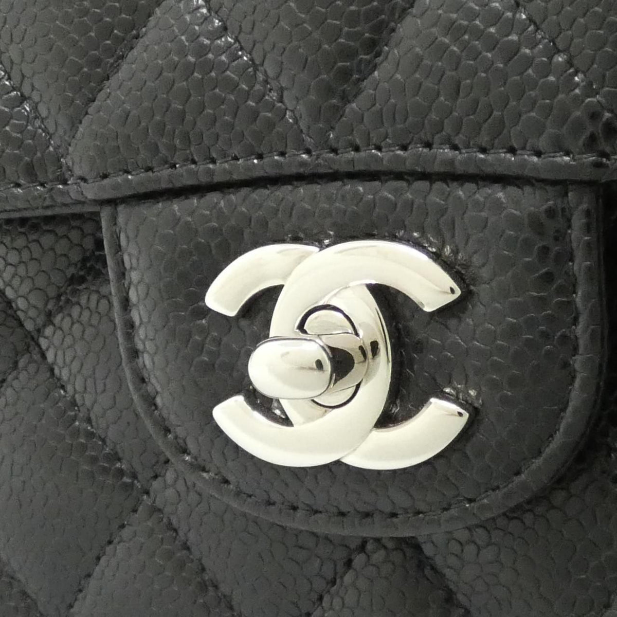 Chanel Classic Flap Caviar Skin Shoulder Bag