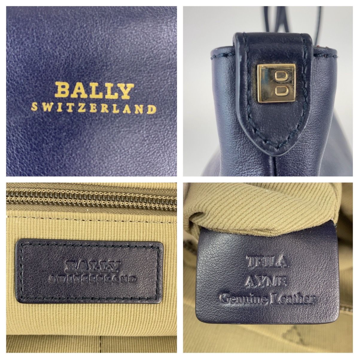 Bally Leather Tote Bag