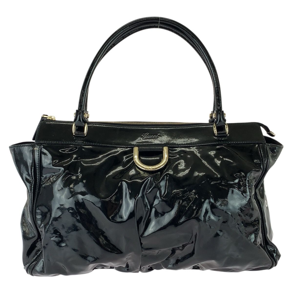 Gucci Abbey Patent Tote Bag