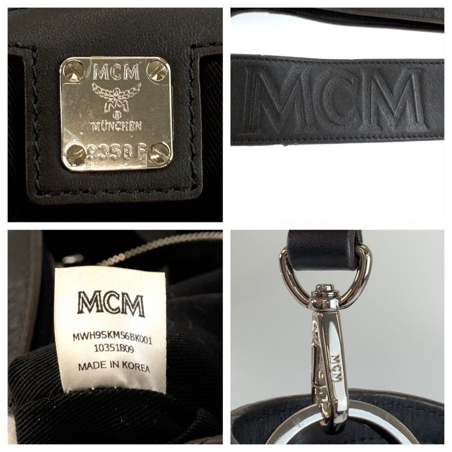 MCM Visetos Leather 2way Bag