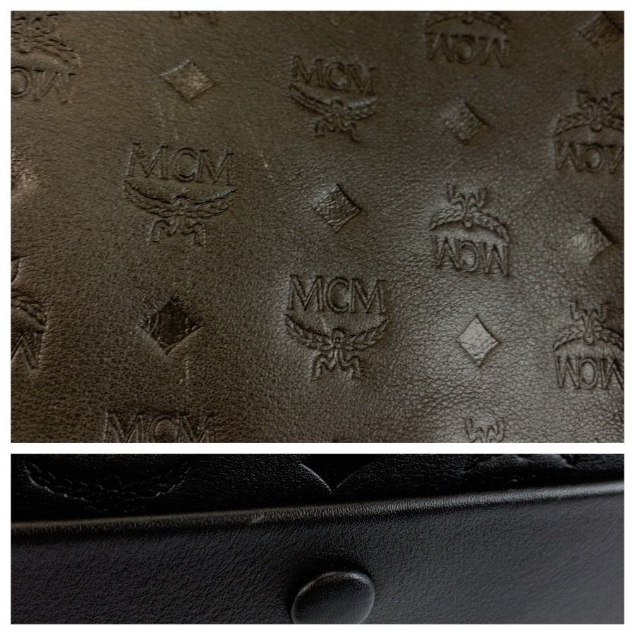 MCM Visetos Leather 2way Bag