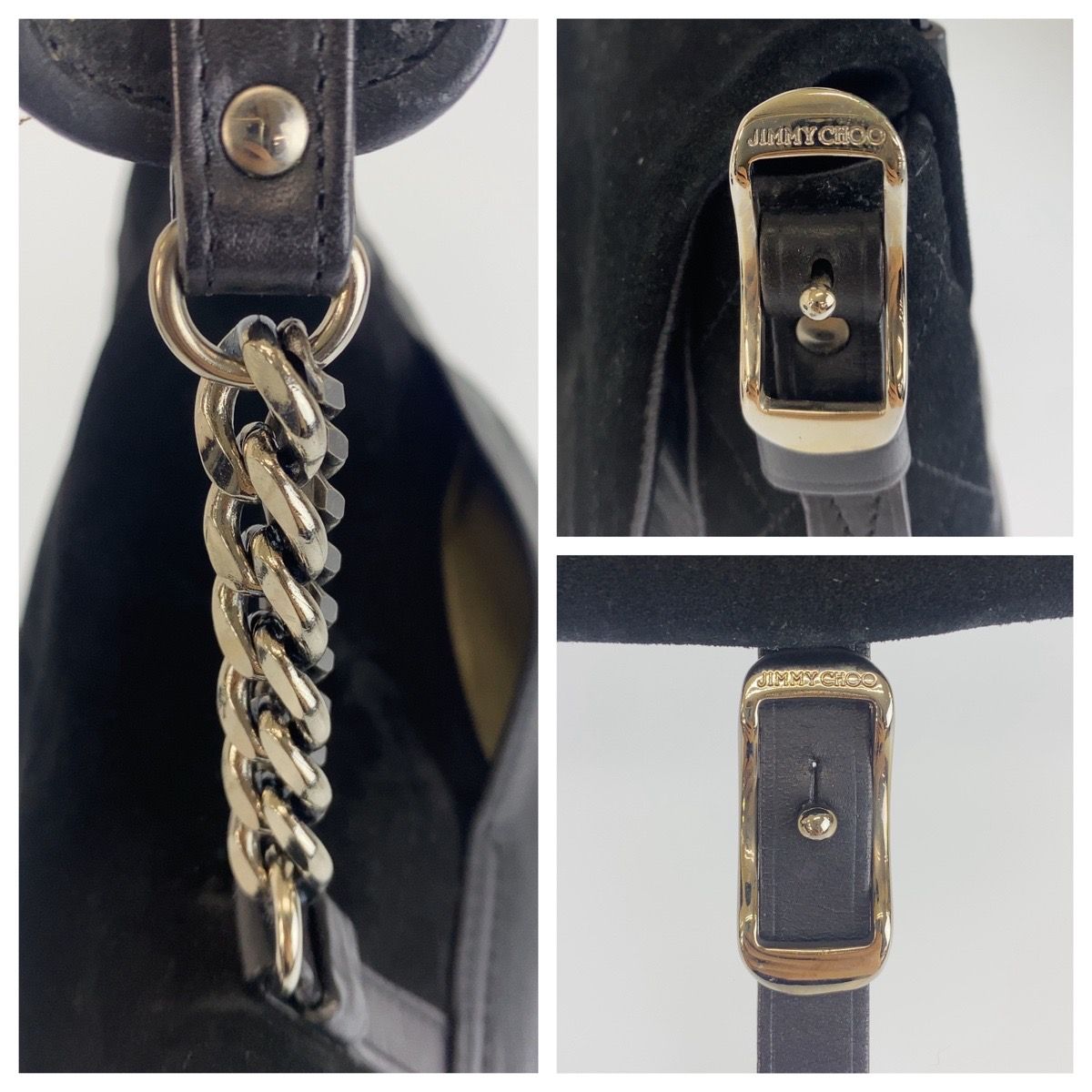 Jimmy Choo Beca Leather Suede 2way Bag