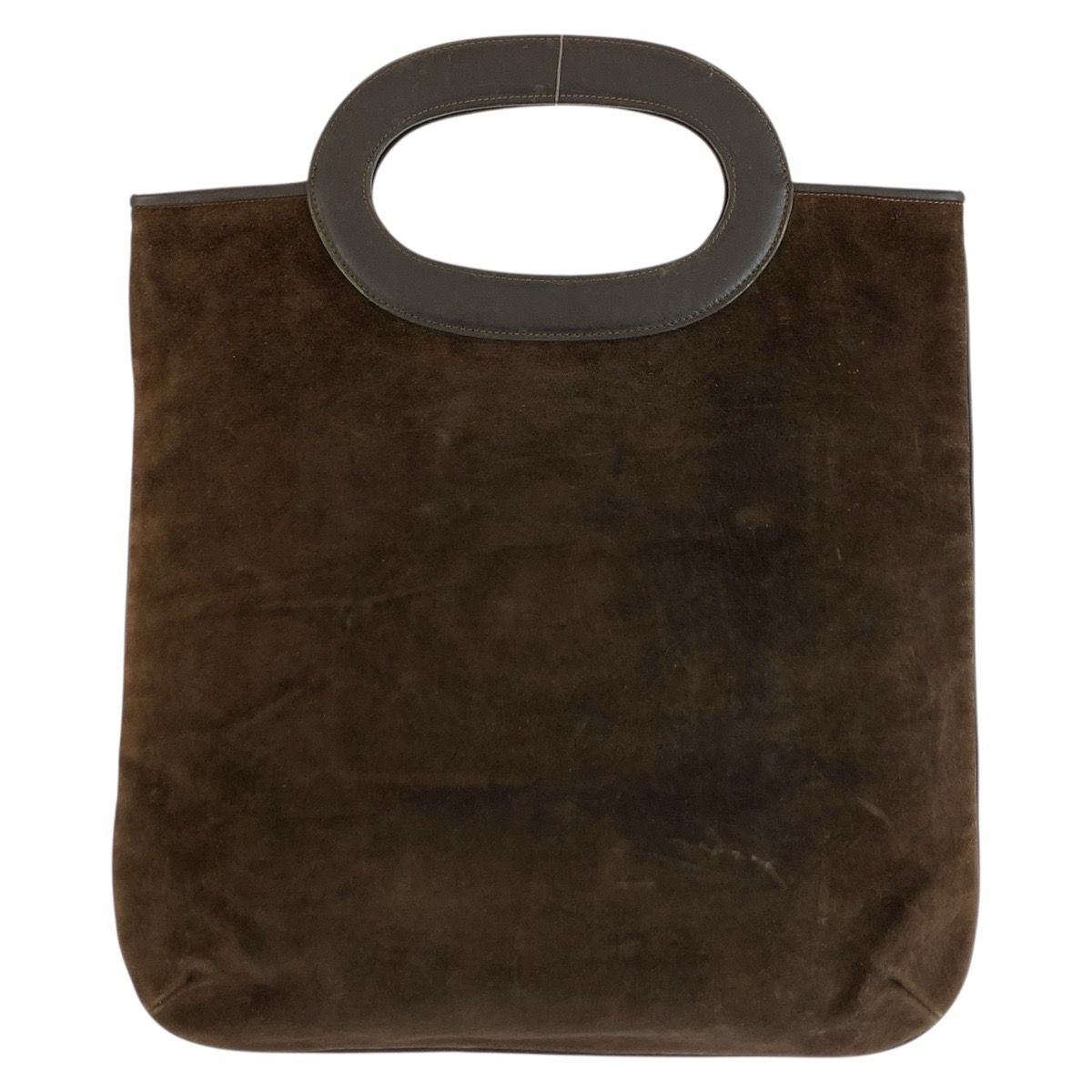 Celine Carriage Hardware Suede Tote Bag
