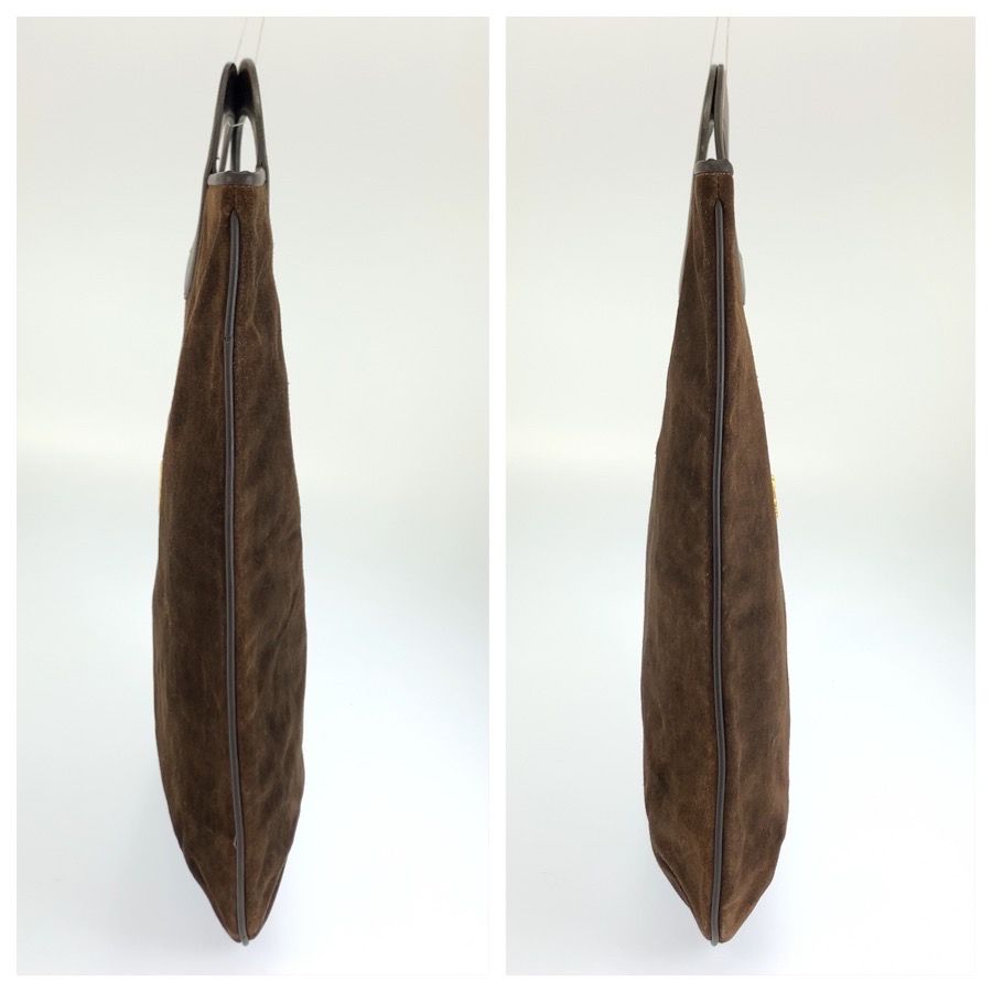 Celine Carriage Hardware Suede Tote Bag