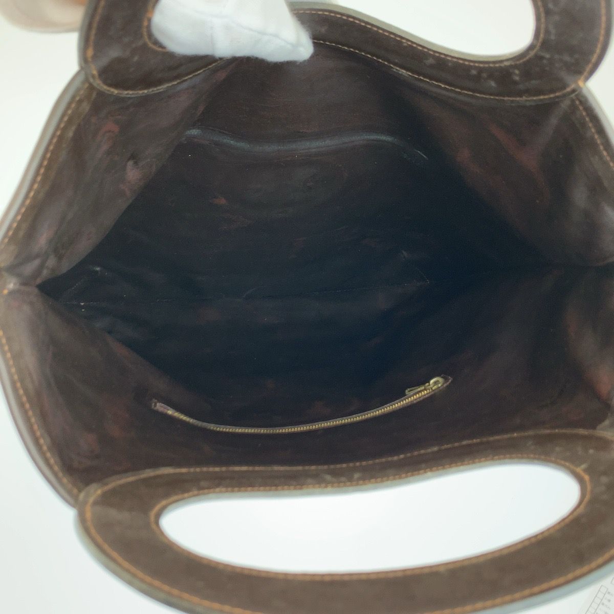 Celine Carriage Hardware Suede Tote Bag