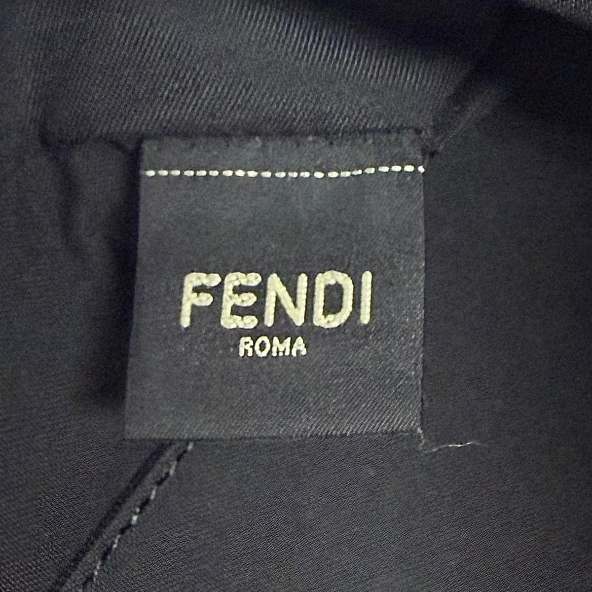 Fendi FF Metal Grain Calfskin 2way Shoulder Bag