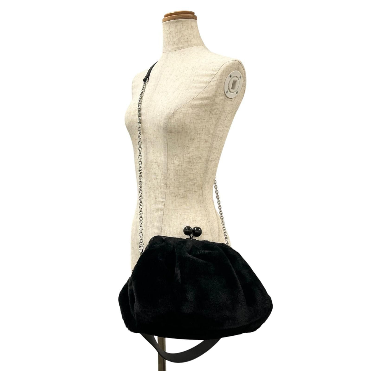Max Mara PASTICCINO Eco Fur 2way Shoulder Bag