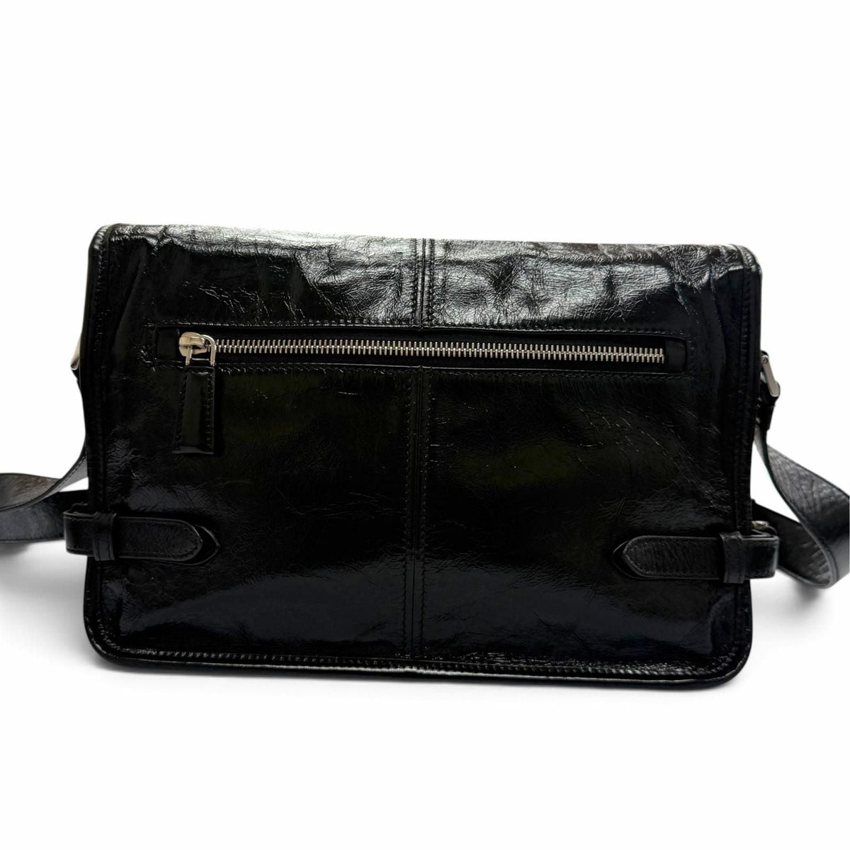 Prada Soft Lux Leather Shoulder Bag