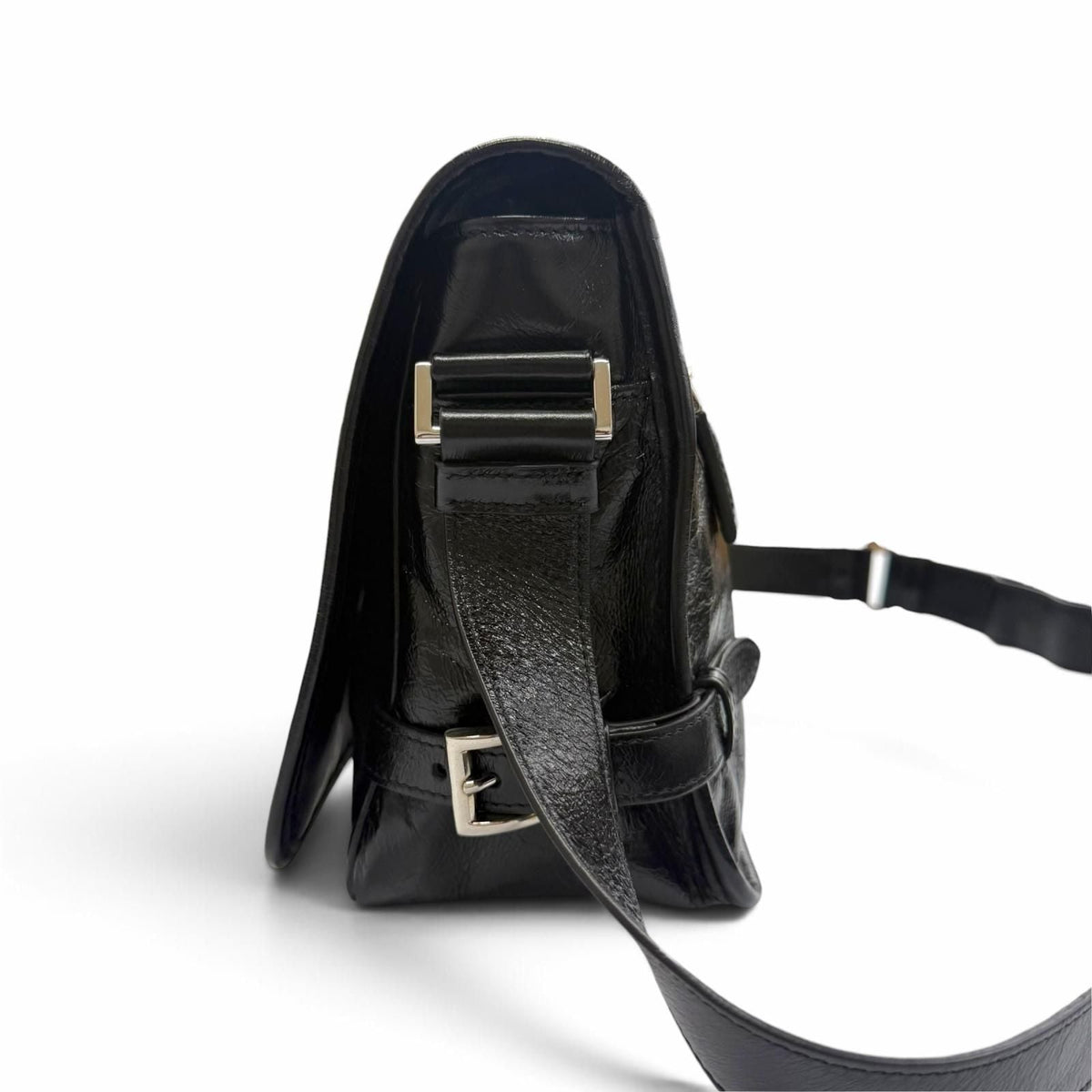 Prada Soft Lux Leather Shoulder Bag