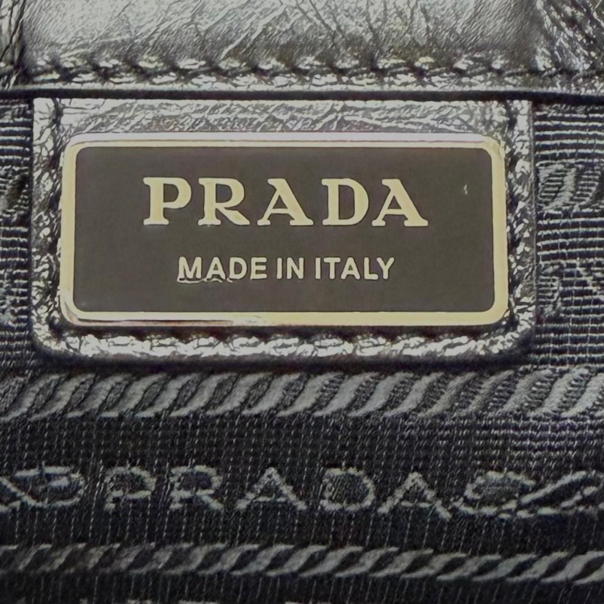 Prada Soft Lux Leather Shoulder Bag
