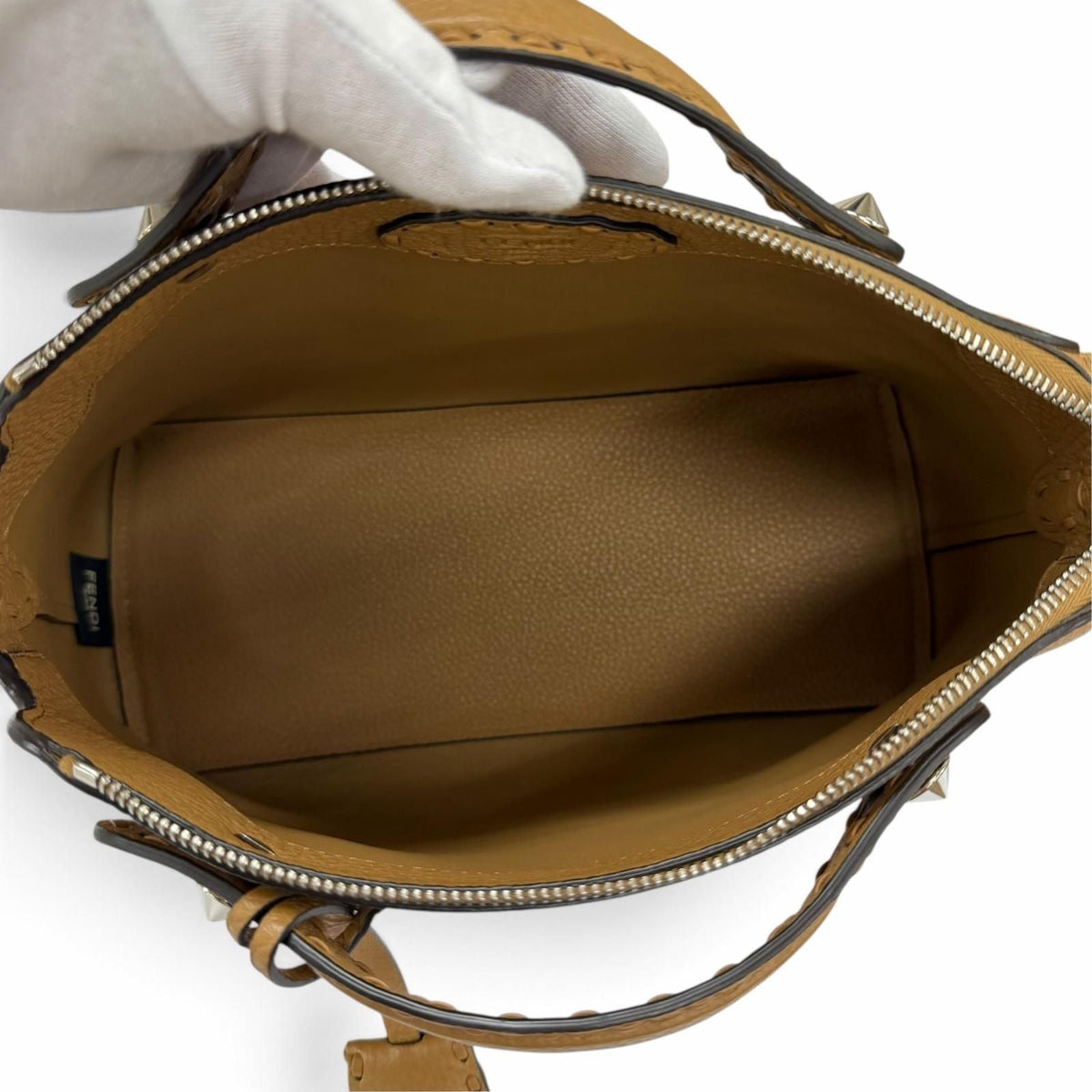 Fendi Bytheway Selleria Grain Calfskin 2way Shoulder Bag