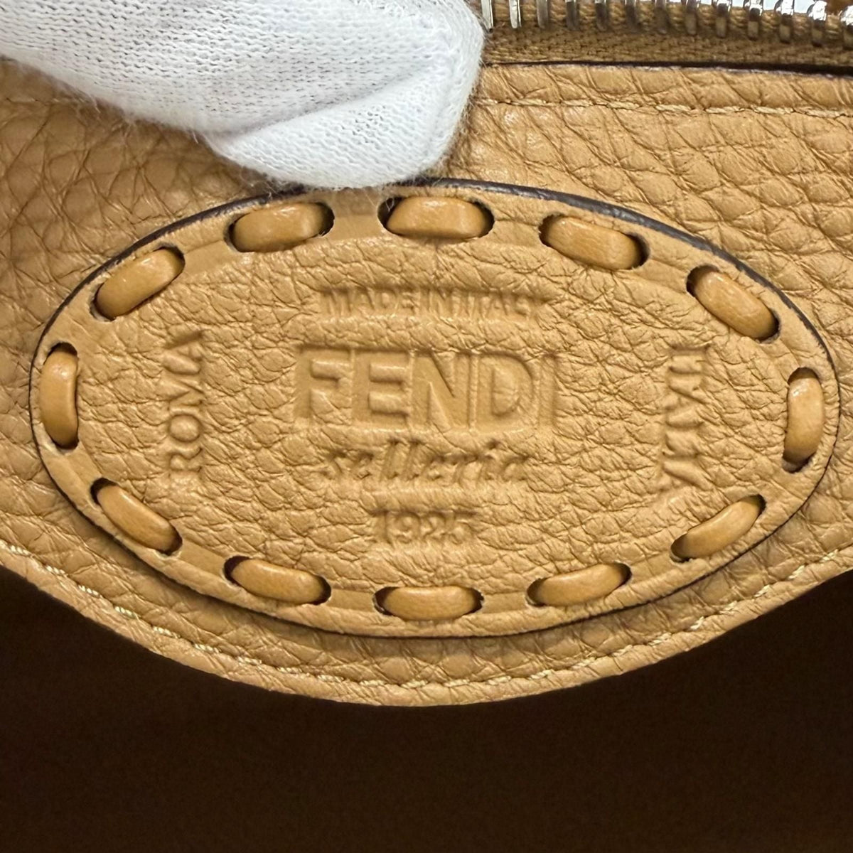 Fendi Bytheway Selleria Grain Calfskin 2way Shoulder Bag