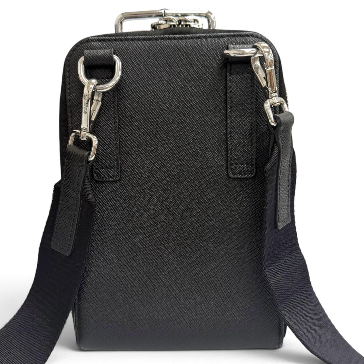 Prada Triangle logo Saffiano smartphone case