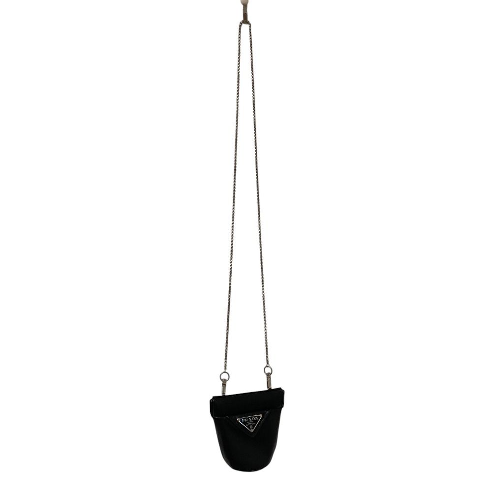 Prada Nappa Leather Mini Necklace Pouch