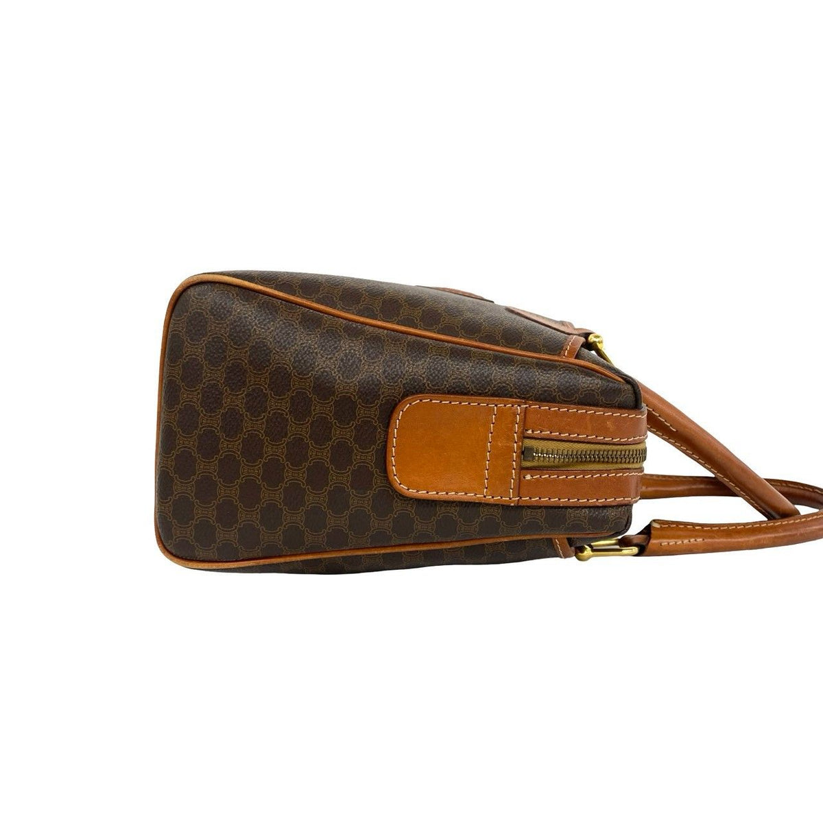 Celine Macadam Triomphe Leather Handbag