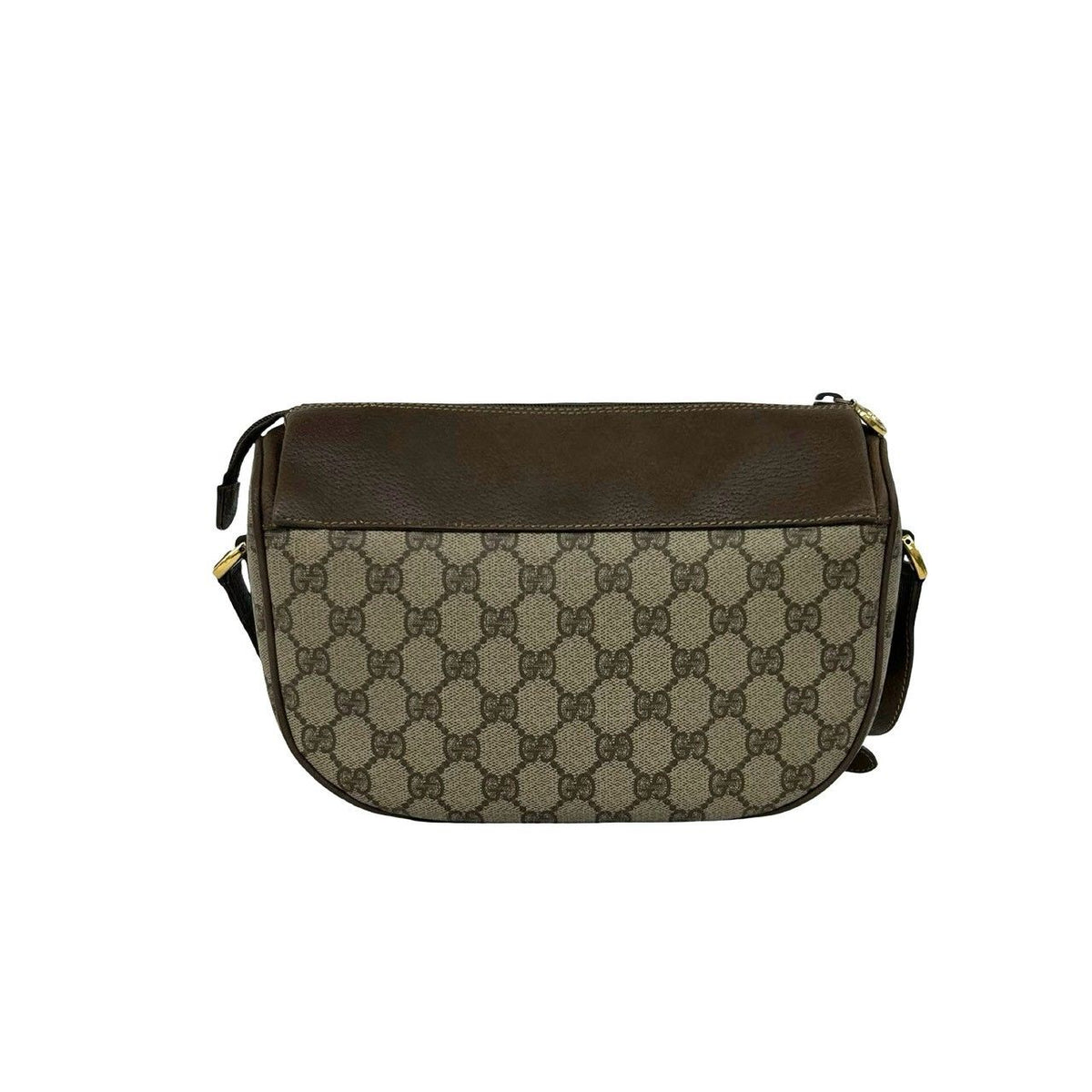 Gucci Old Gucci GG Logo PVC Leather Shoulder Bag