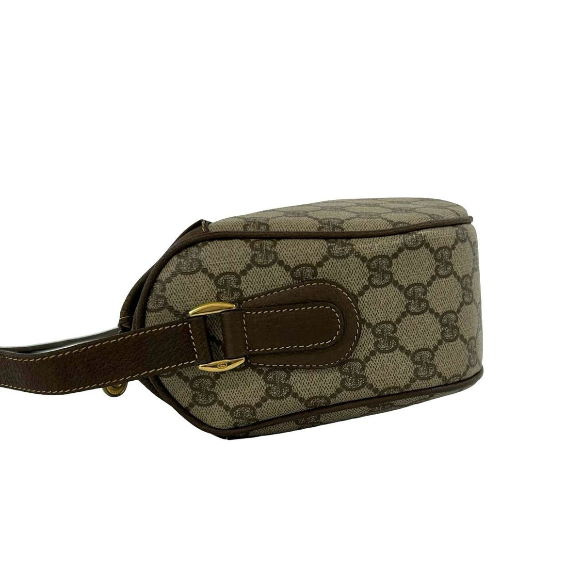 Gucci Old Gucci GG Logo PVC Leather Shoulder Bag