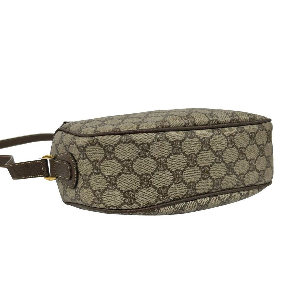 Gucci Old Gucci GG Logo PVC Leather Shoulder Bag