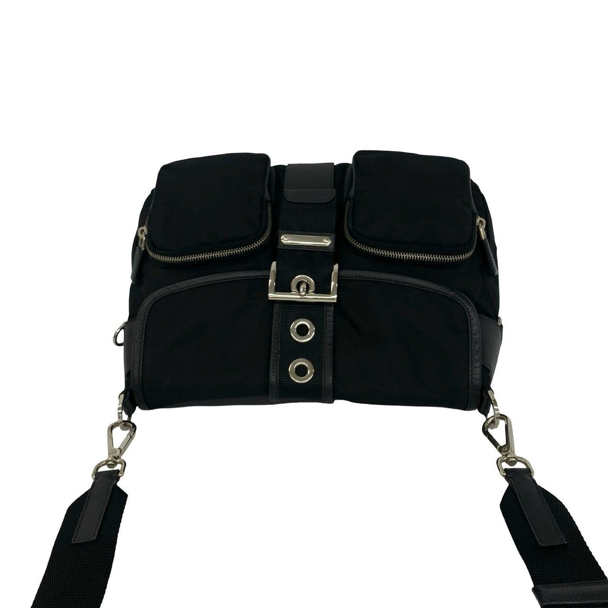 Prada Tessuto Saffiano Shoulder Bag