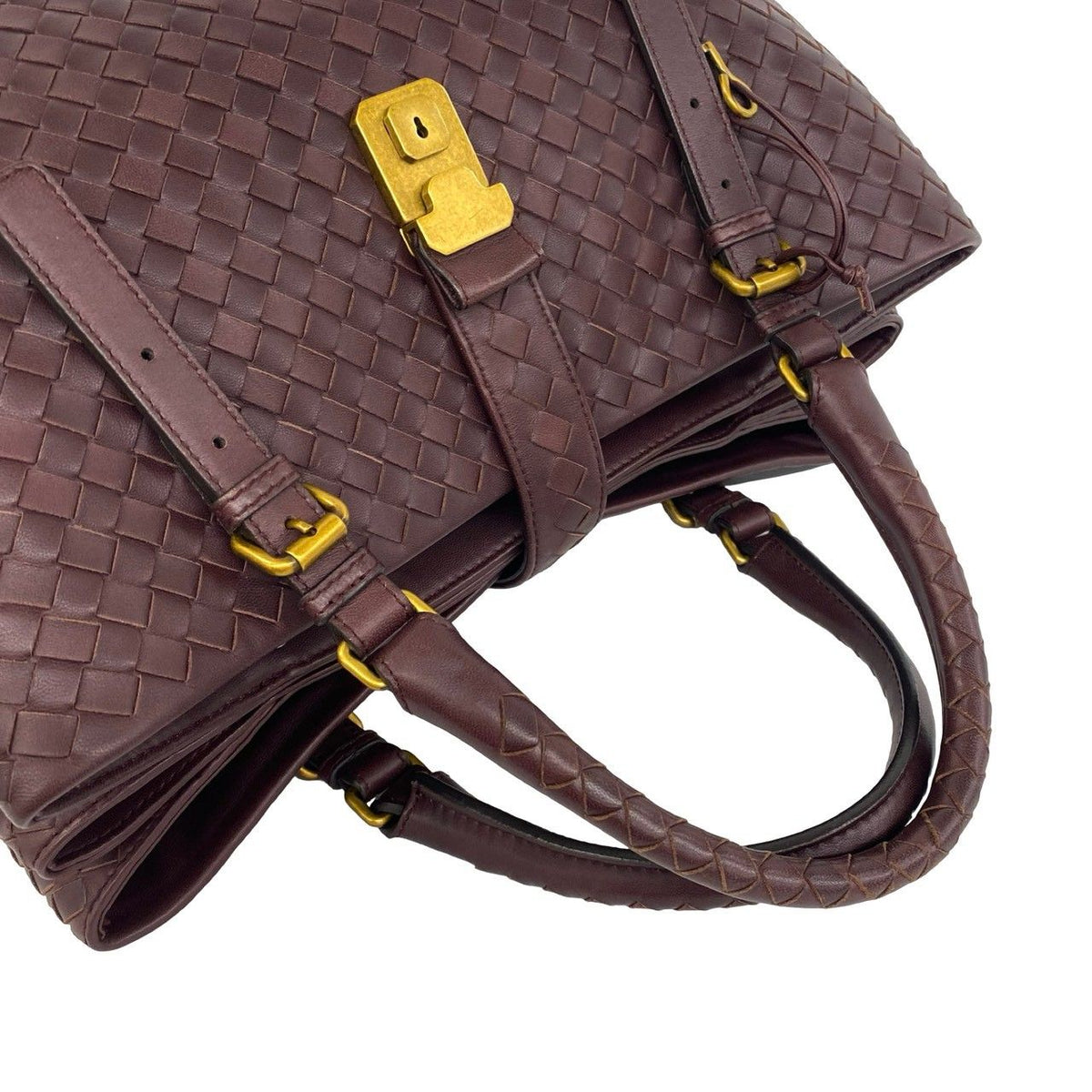 Bottega Veneta Intrecciato Leather Handbag