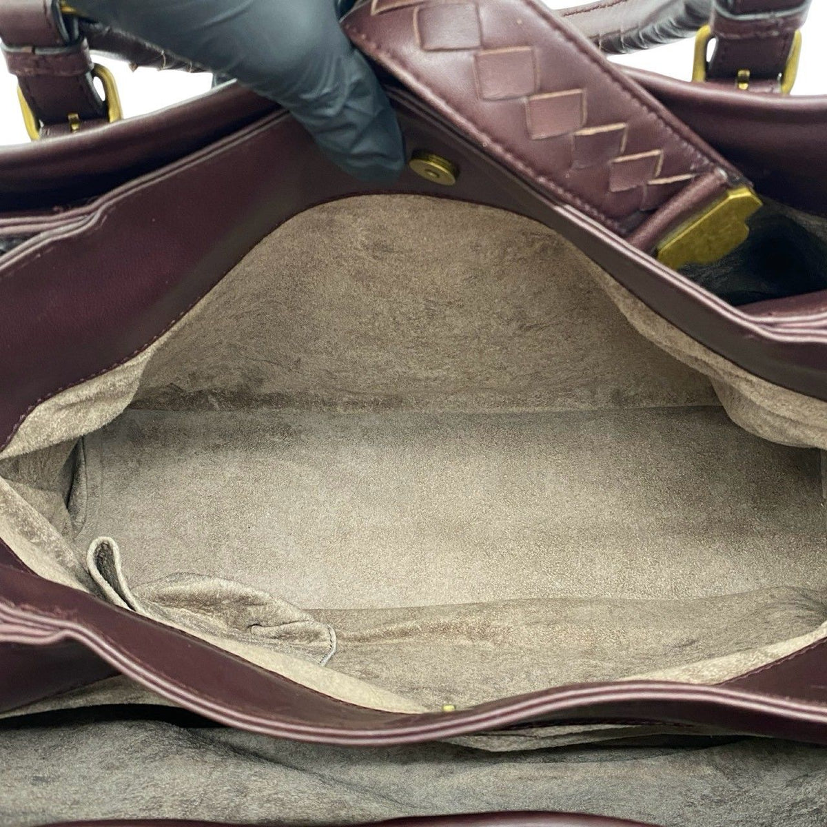 Bottega Veneta Intrecciato Leather Handbag