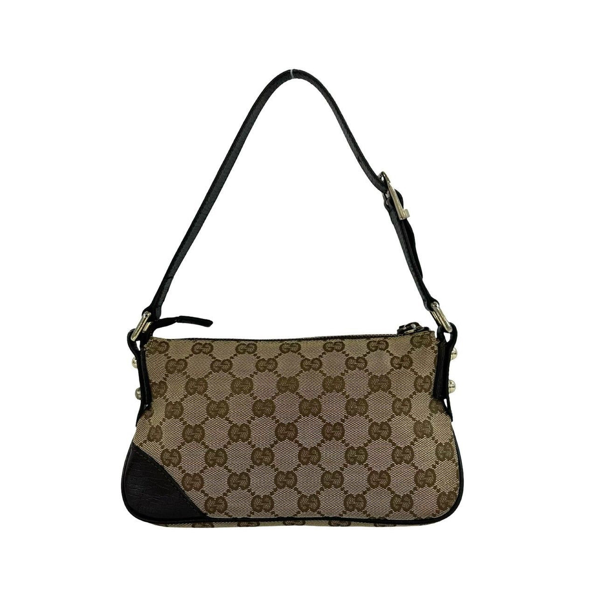 Gucci Sherry Line Horsebit Leather Shoulder Bag