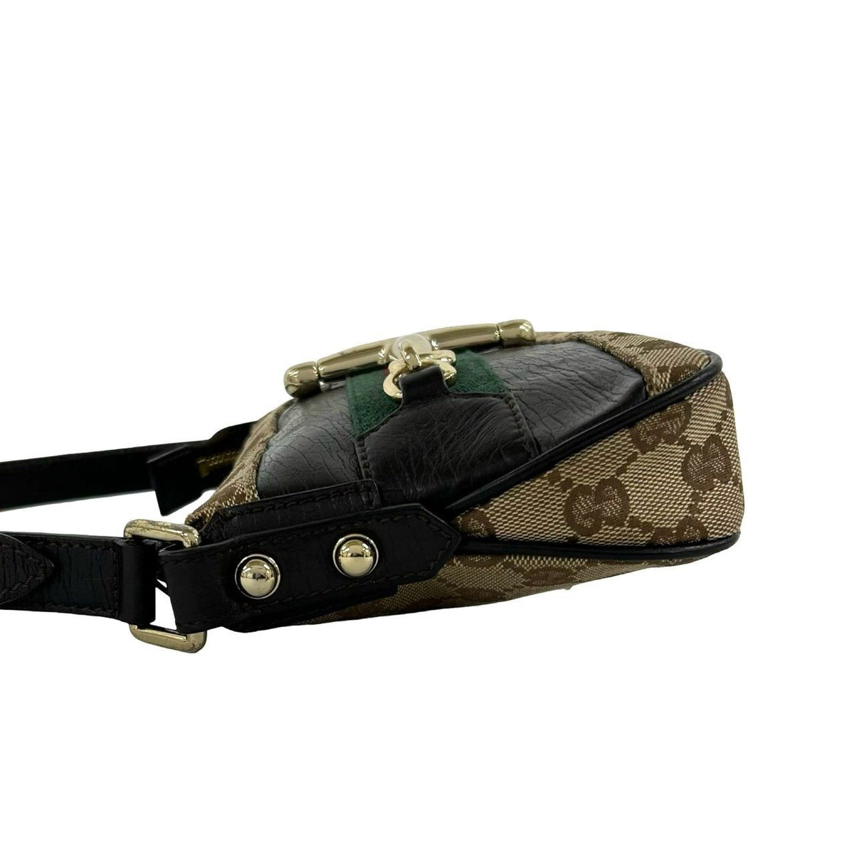 Gucci Sherry Line Horsebit Leather Shoulder Bag