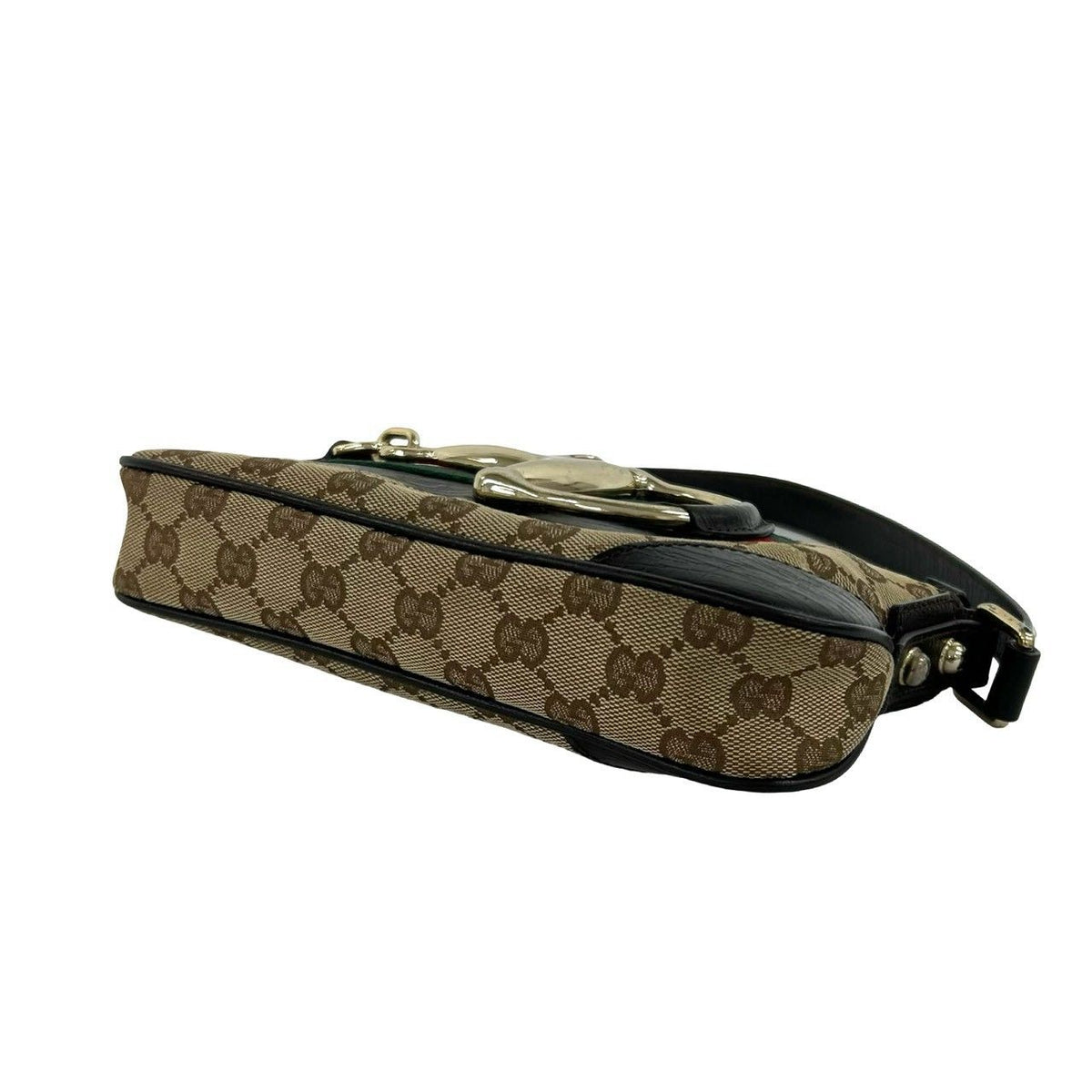 Gucci Sherry Line Horsebit Leather Shoulder Bag