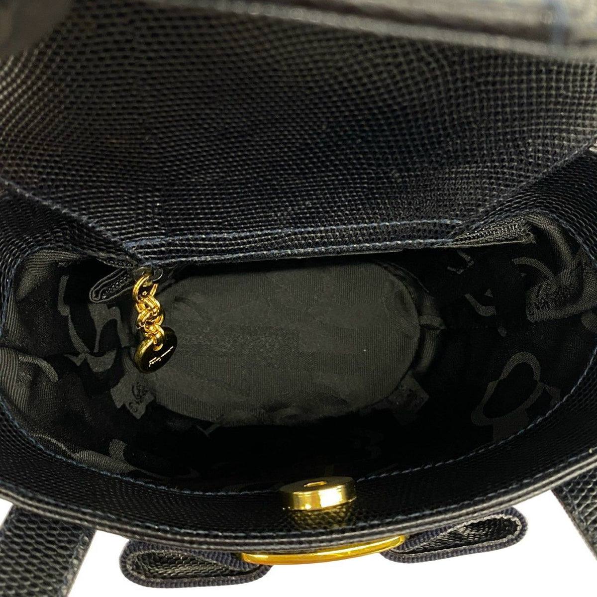 Salvatore Ferragamo Vara Lizard Mini Handbag