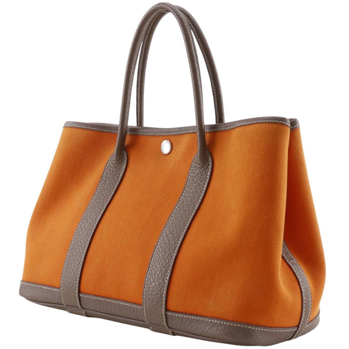 Hermes Garden PartyTPM Toile Chevron Negonda Handbag