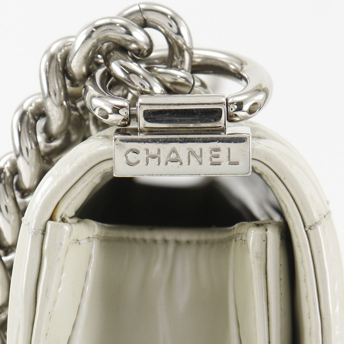 Chanel Boy Chanel Enamel Shoulder Bag