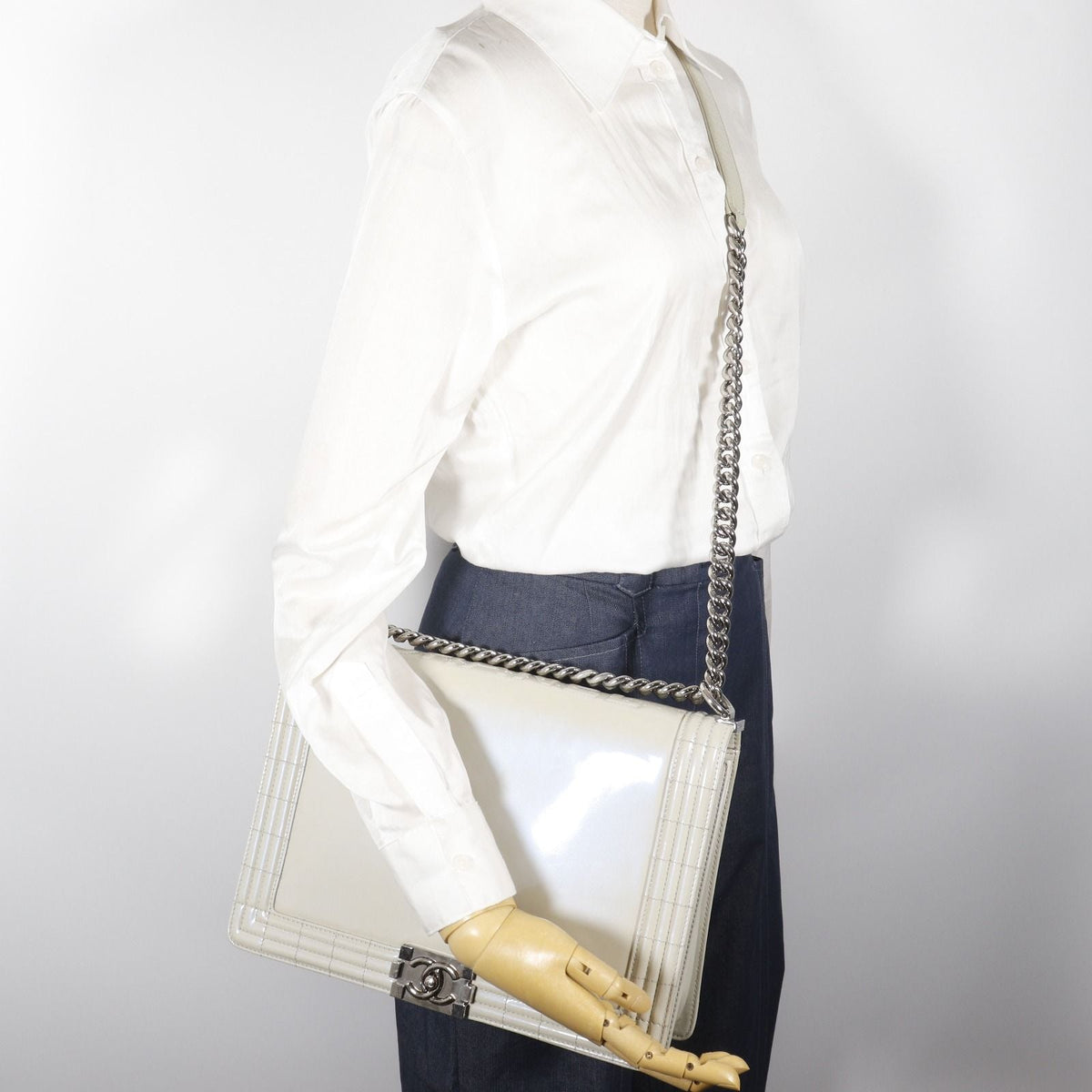 Chanel Boy Chanel Enamel Shoulder Bag