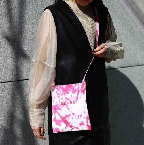 bPr BEAMS Cotton Mini Shoulder Bag