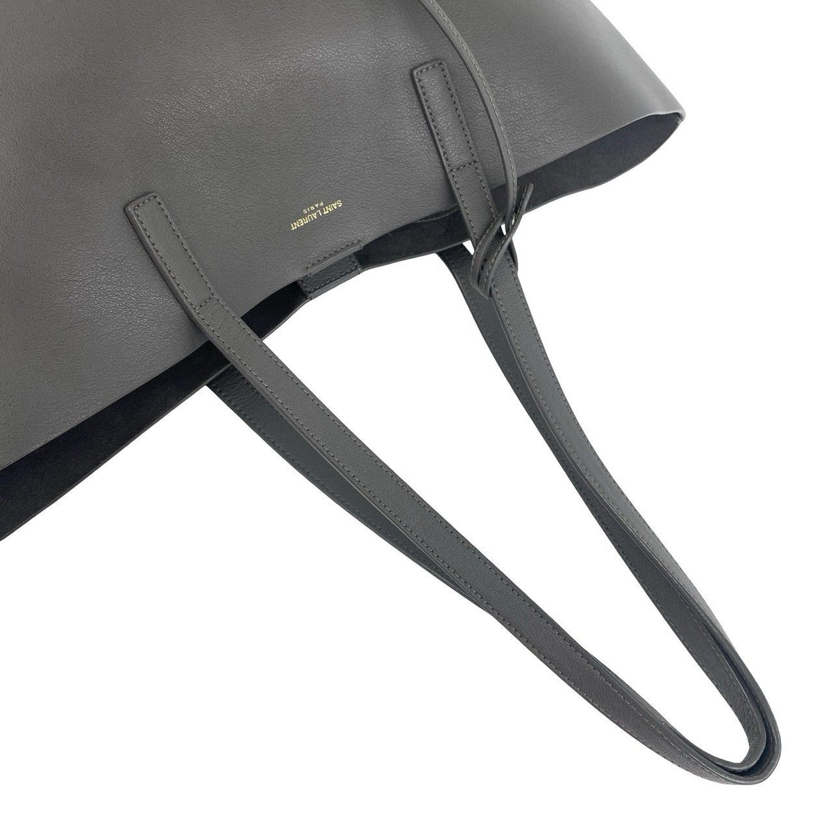 Yves Saint Laurent Shopping Bag Leather Tote Bag