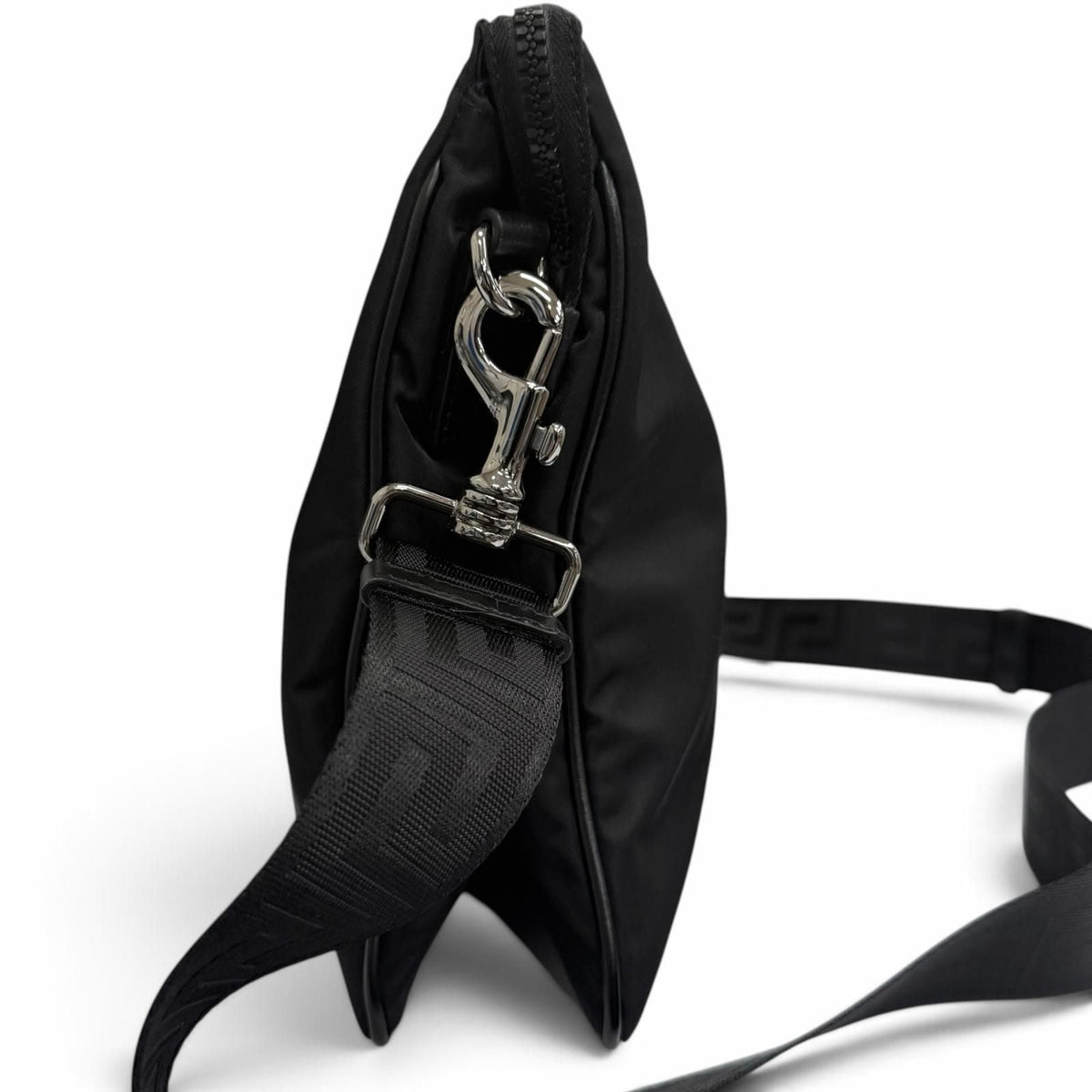 Versace 3D Medusa Greca Nylon Leather 2way Shoulder Bag