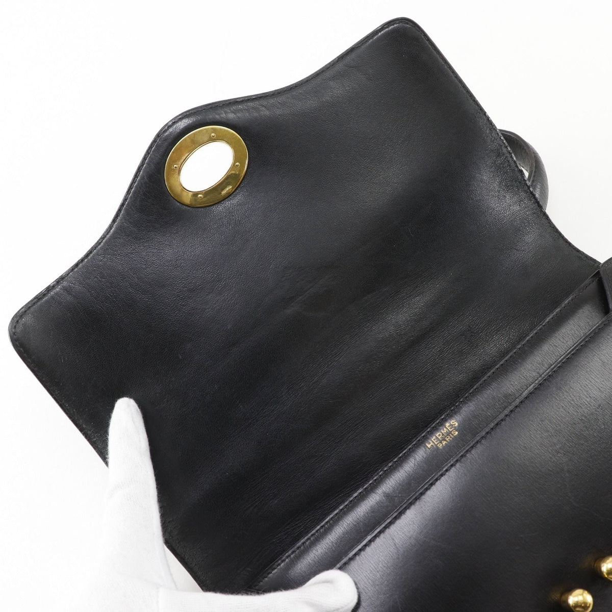 Hermes Vintage Box Calf Handbag