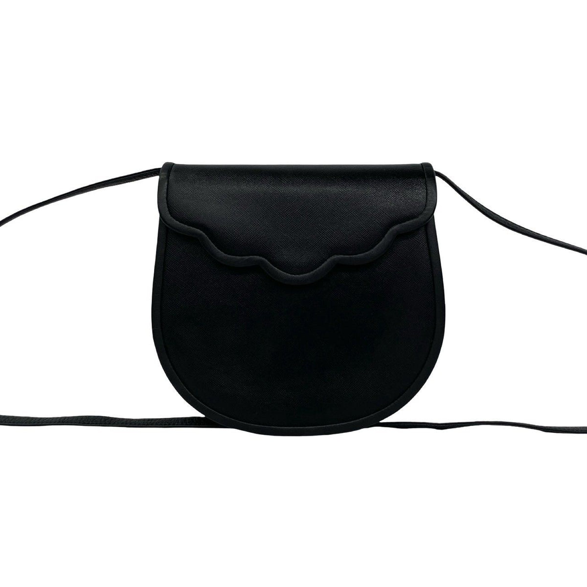 Yves Saint Laurent Scallop Leather Mini Shoulder Bag
