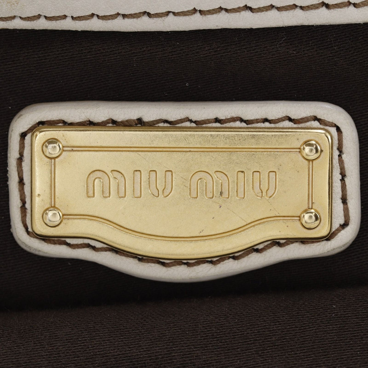 Miu Miu Leather Shoulder Bag