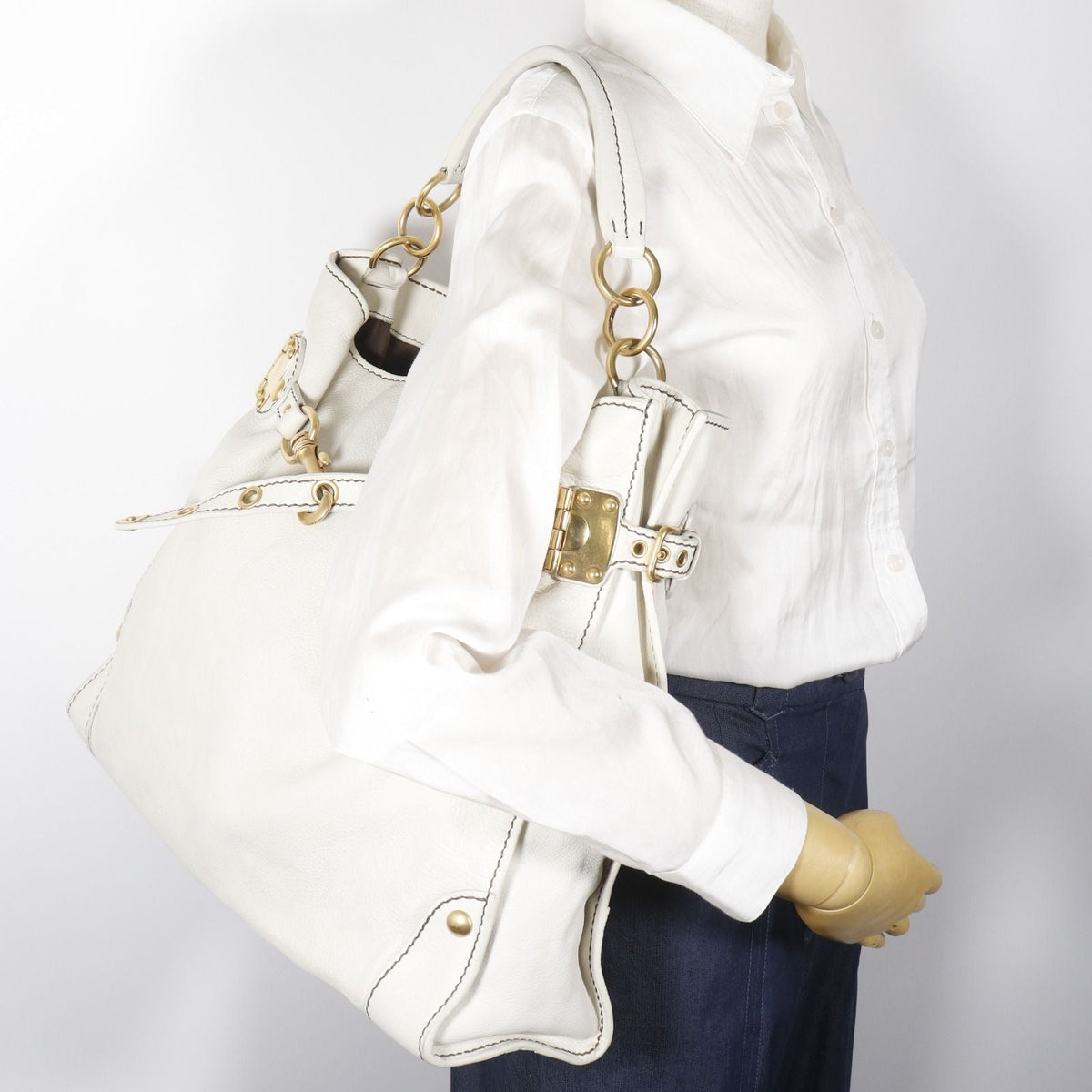Miu Miu Leather Shoulder Bag