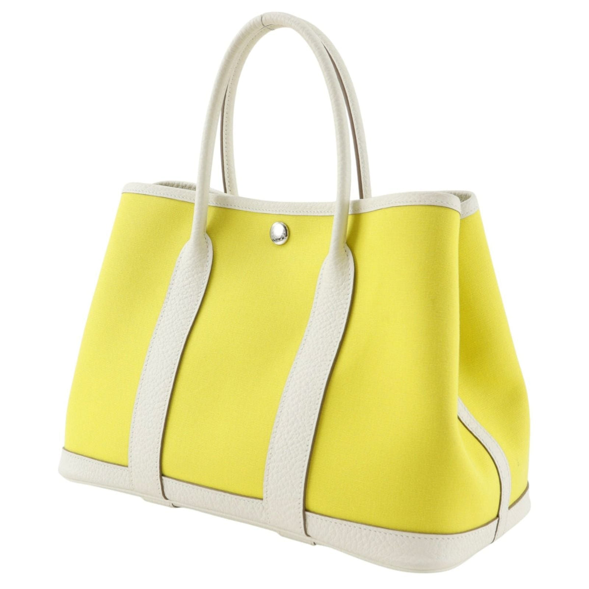 Hermes Garden Party TPM Toile Officier Country Handbag